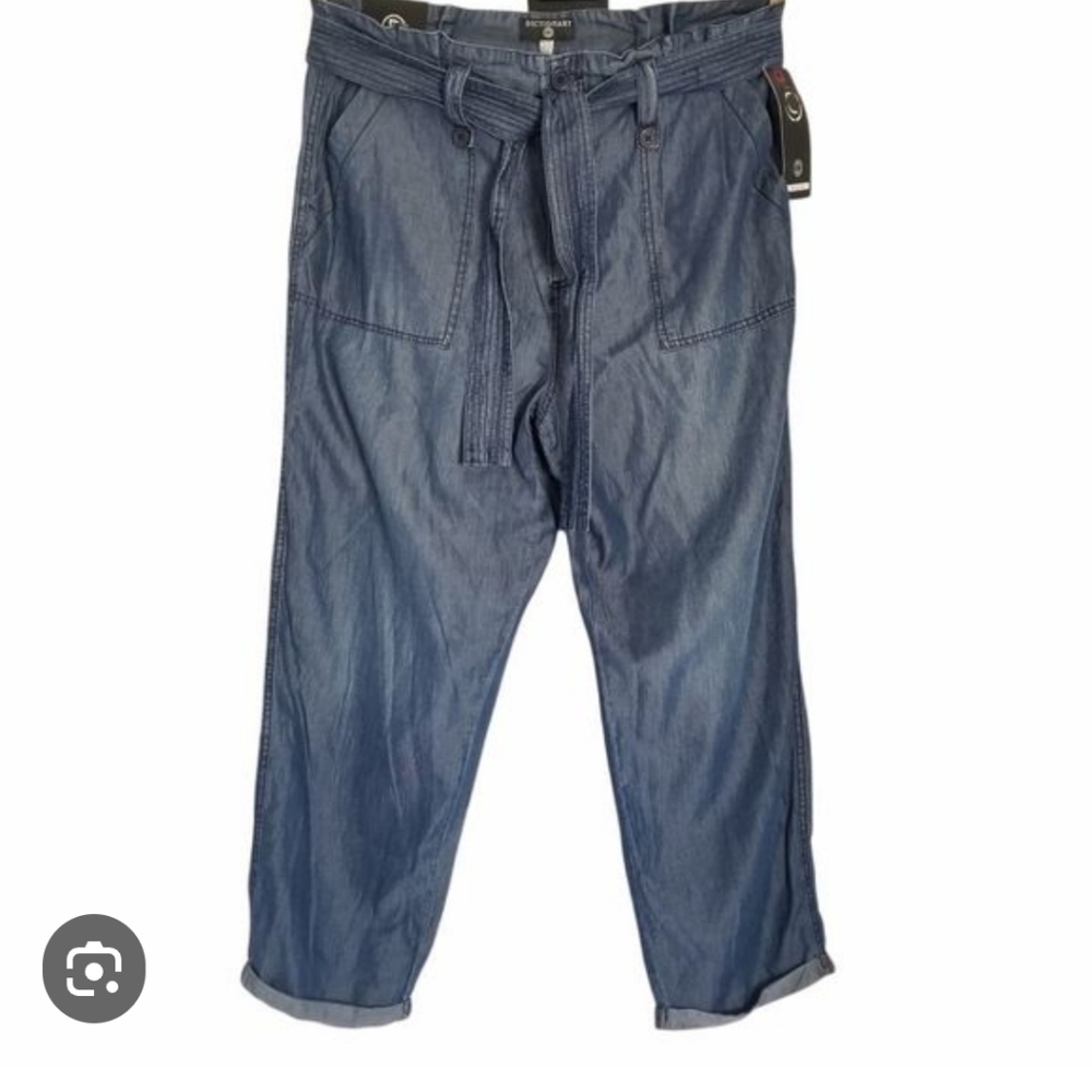Dictionary paperbag light denim pants.  Various sizes.